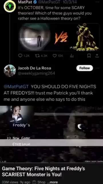 wheresmatpat|Game Theory: Five Nights at Freddy's SCARIEST .